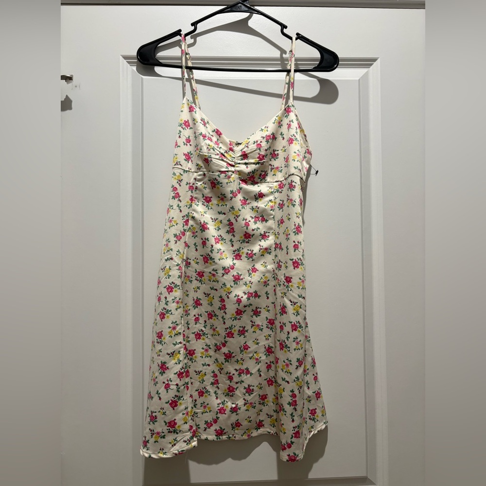 Aeropostale Floral Print Dress with Spaghetti Straps
